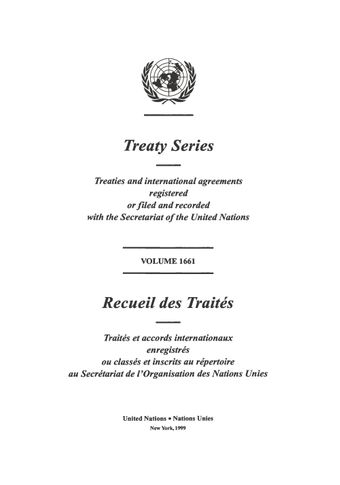image of Treaty Series 1661