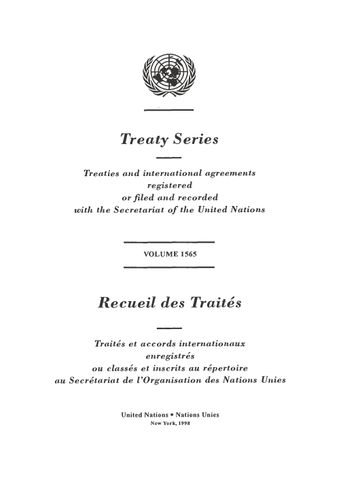 image of Treaty Series 1565