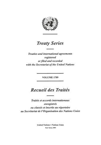 image of Treaty Series 1789