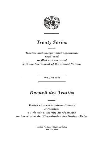 image of Treaty Series 1562