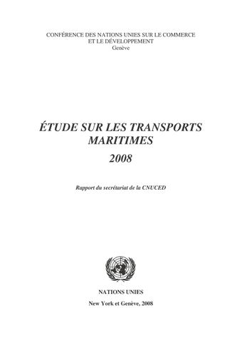 image of Étude sur les Transports Maritimes 2008