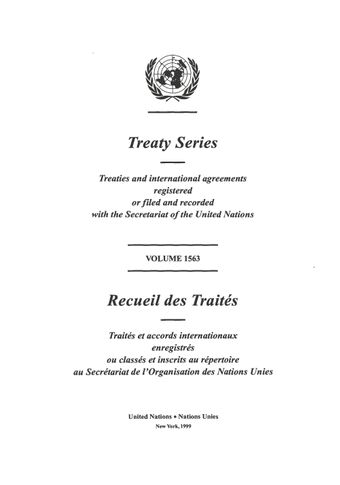 image of Treaty Series 1563