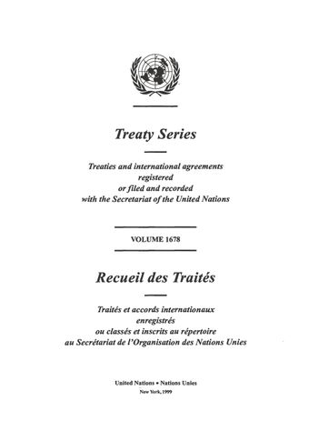 image of Treaty Series 1678
