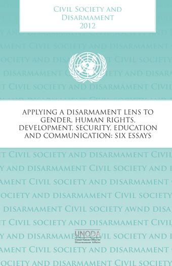 image of Encouraging government efforts to increase participation of women in disarmament policy, education and advocacy