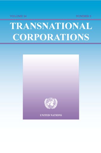 Transnational Corporations, December 2015