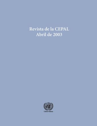 Revista de la CEPAL No. 79, Abril 2003