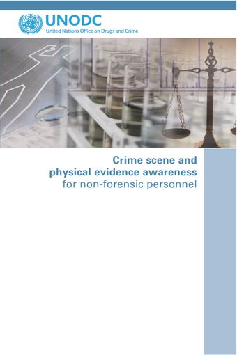 image of Types of physical evidence potentially present at crime scenes, and their evidential value