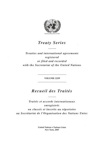 image of Treaty Series 2239