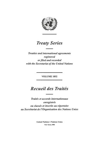 image of Treaty Series 1852
