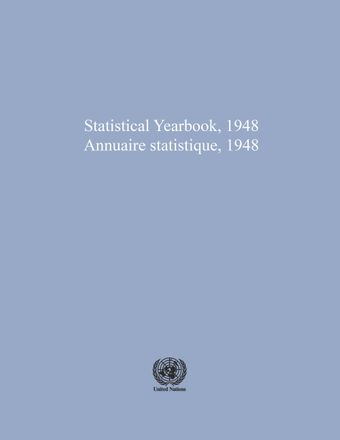 image of Statistical Yearbook 1948, First Issue