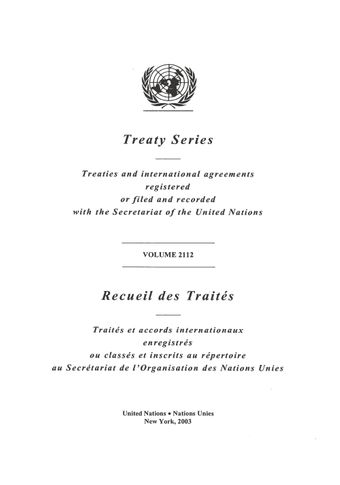 image of Treaty Series 2112