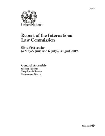 image of Report of the International Law Commission