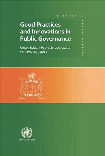image of Success stories from the United Nations public service awards winners (2012-2013)