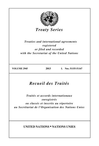 image of Recueil des traités 2945