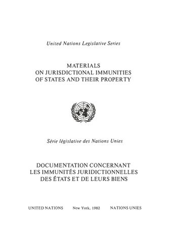 image of Materials on Jurisdictional Immunities of States and their Property