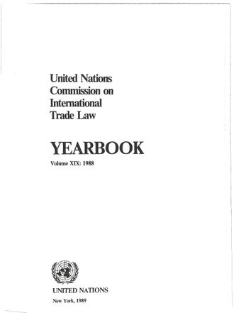 image of United Nations Commission on International Trade Law (UNCITRAL) Yearbook 1988