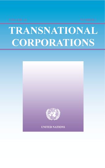 Transnational Corporations, April 2015