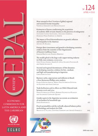 CEPAL Review No. 124, April 2018