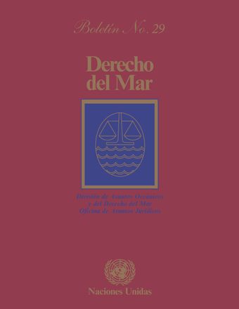 Derecho del Mar Boletín, No. 29