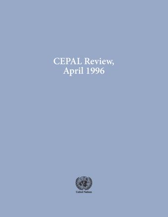 CEPAL Review No. 58, April 1996