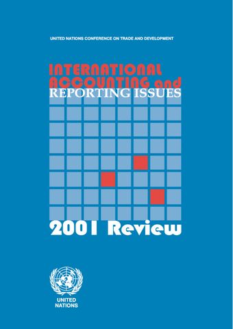image of International Accounting and Reporting Issues - 2001 Review