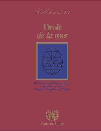 Droit de la mer bulletin, No. 91