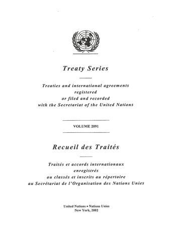 image of Treaty Series 2091