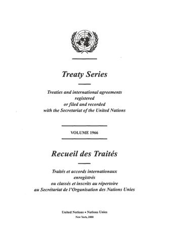 image of Treaty Series 1966