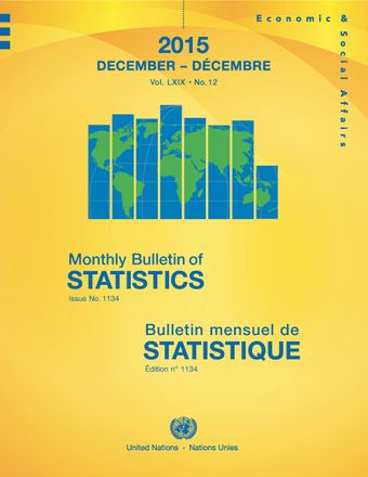 image of Monthly Bulletin of Statistics, December 2015
