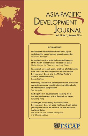 Asia-Pacific Development Journal, December 2016