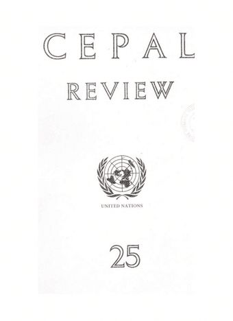 CEPAL Review No. 25, April 1985