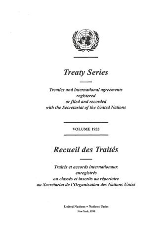 image of Treaty Series 1933