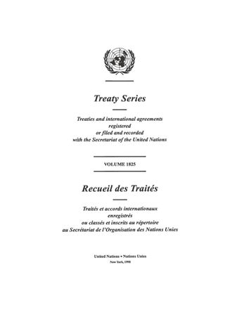 image of Treaty Series 1825