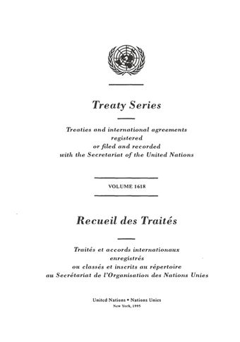 image of Treaty Series 1618