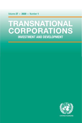 Transnational Corporations Vol. 27 No. 1