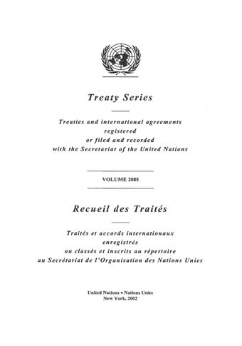 image of Treaty Series 2085