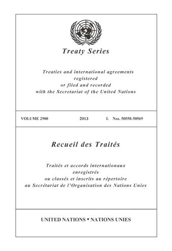 image of Recueil des Traités 2900