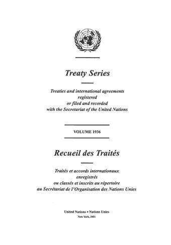 image of Treaty Series 1936
