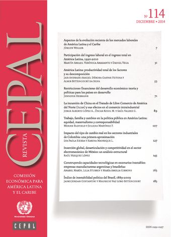 La Revista CEPAL No 114, Diciembre 2014