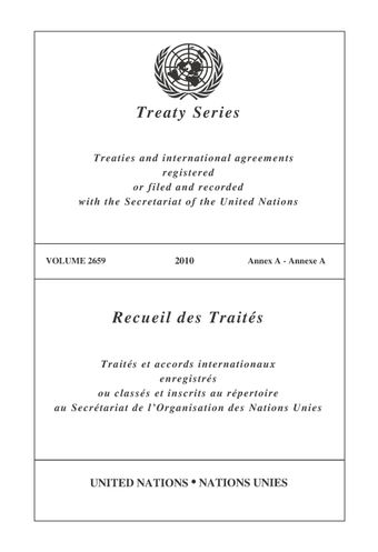 image of Ratifications, accessions, subsequent agreements, etc., Concerning treaties and international agreements registered in March 2010 With the Secretariat of the United Nations