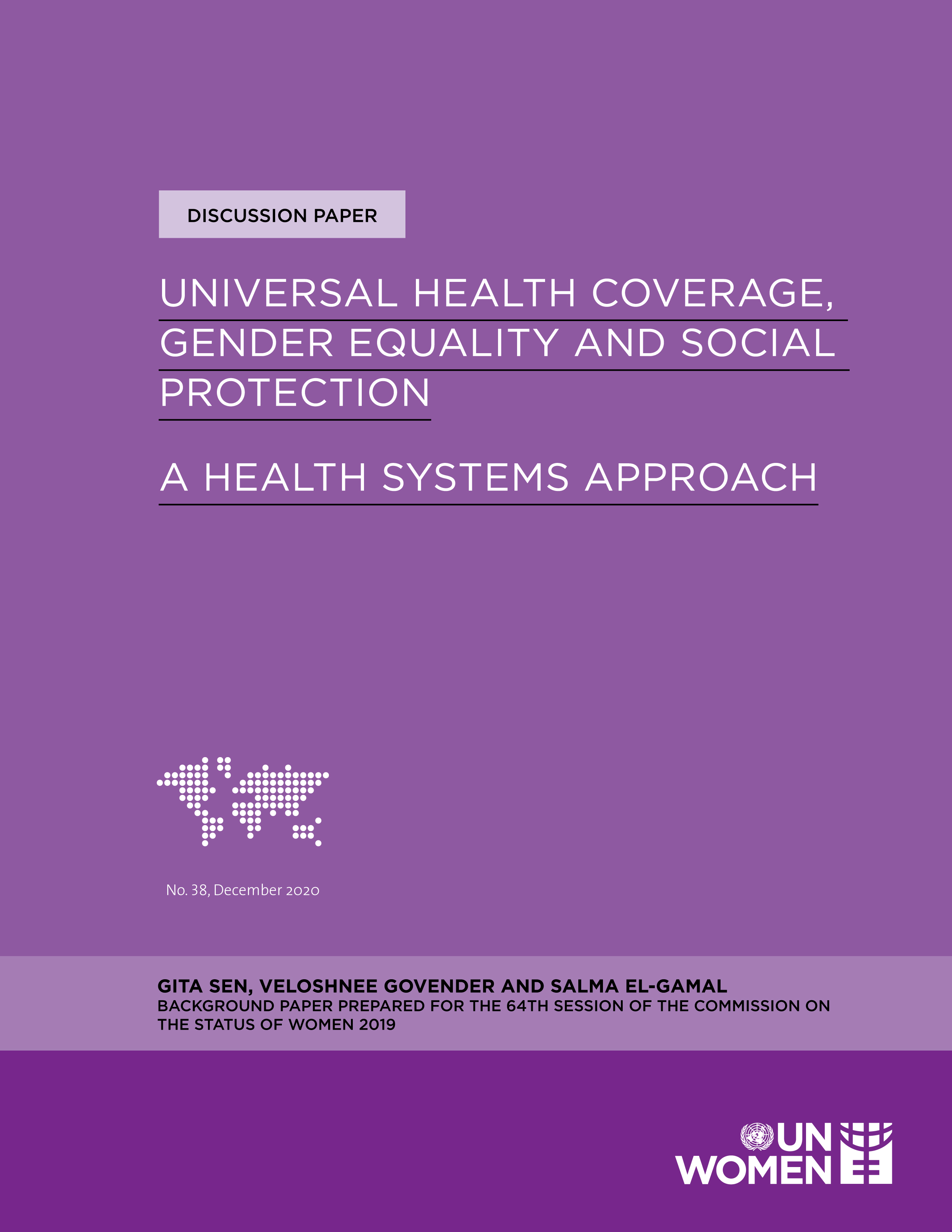 image of Universal Health Coverage, Gender Equality and Social Protection