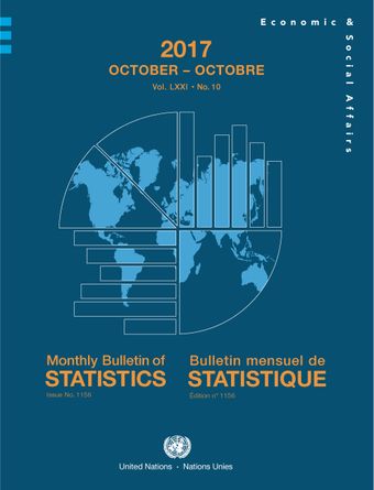 image of Monthly Bulletin of Statistics, October 2017