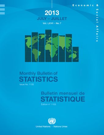 image of Bulletin mensuel de statistique, Juillet 2013