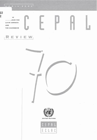 CEPAL Review No. 70, April 2000