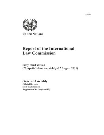 image of Report of the International Law Commission