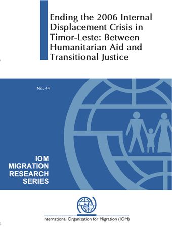 image of Introduction: The response to the 2006 crisis in Timor-Leste situated in policymaking on internal displacement