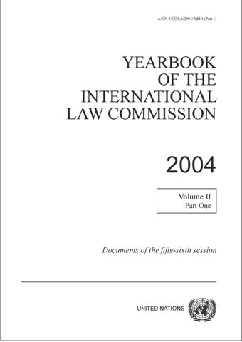 image of Yearbook of the International Law Commission 2004, Vol. II, Part 1
