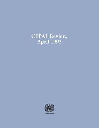 CEPAL Review No. 49, April 1993
