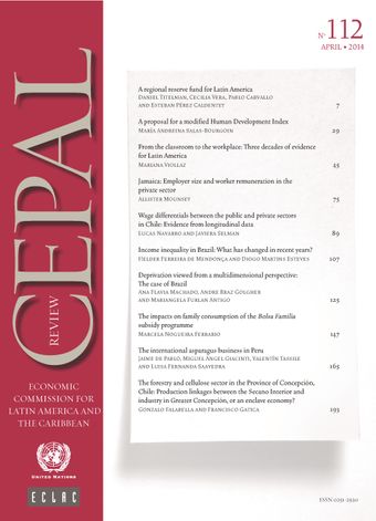 CEPAL Review No. 112, April 2014