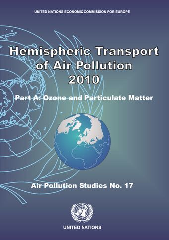 image of Conceptual overview of hemispheric or intercontinental transport of ozone and particulate matter